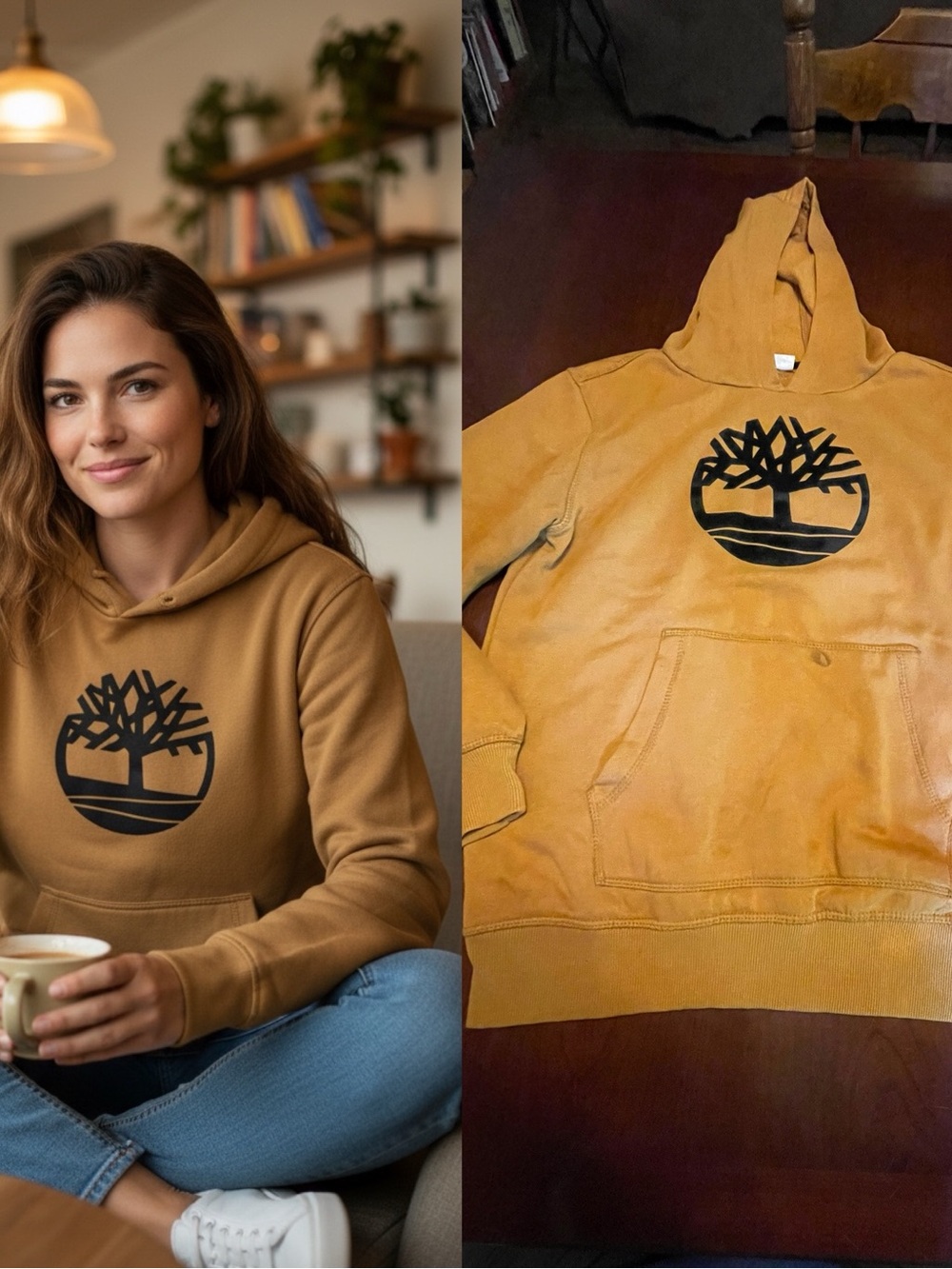 Women’s XL Caramel Color Timberland Hoodie